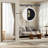  Full Length Mirror 56"x21" Black Rectangle Floor Mirror with Stand, Aluminum Alloy Frame Tempered Glass Full Body Mirror, Wall Mountable Standing for Bedroom Bathroom Living Room Entryway-847956095-847956081