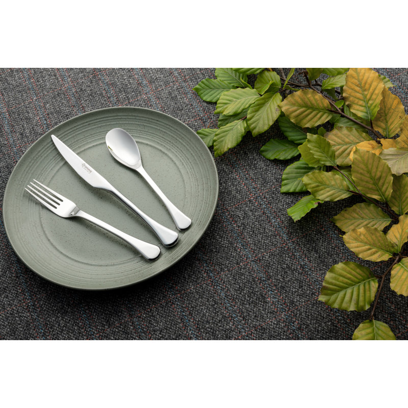 Rivers Collection Rother, 7 Piece Cutlery Set for 1 Person, 18/10 Stainless Steel, 3.5mm Gauge