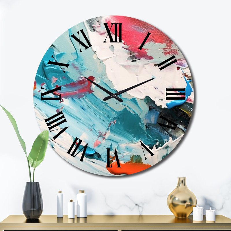 Horloge murale Winter of Delightful Uncert certaine, Très grand