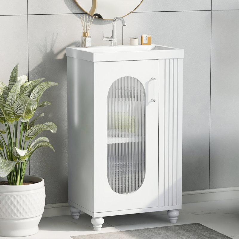 Meuble-lavabo simple l 20 po x P 15,6 po x H 30 po