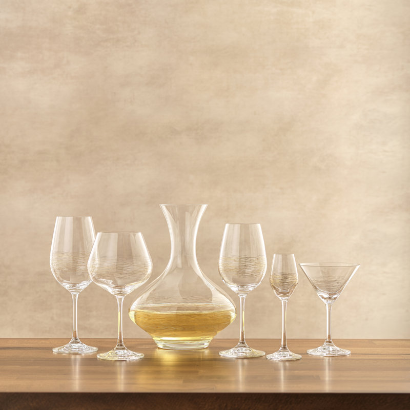 Verres à vin JoyJolt Golden Royale, 2, 17 oz