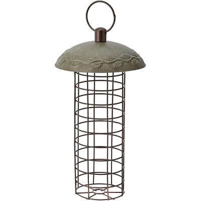 Anslie Metal Hanging Tube Bird Feeder