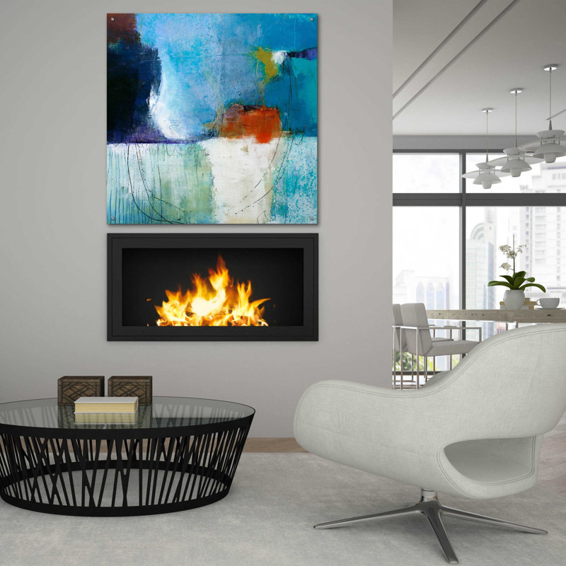  Art mural en verre «Faith» par Pamela K. Beer, 12 po x 12 po, H 36 po x l 36 po x P 0,2 po