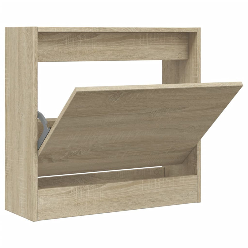 2 Pair Shoe Storage, Sonoma Oak
