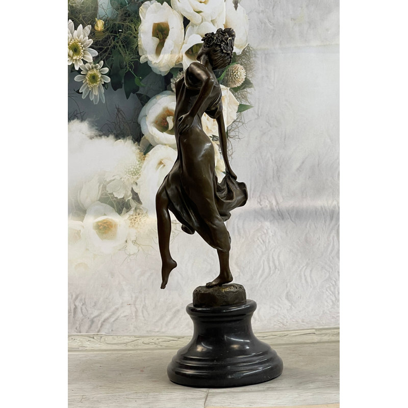 Statue de danseuse gitane Art déco Nouveau de Britanya