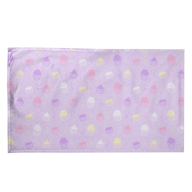 Mcguigan Tea Towel Kitchen Towel, Poly Twill, Purple/Yellow/Red
