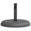 Base parasol vidaXL Plastique gris foncé, béton, fer 33 lb-1338965488