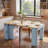 Kitchen Island With Extendable Tabletop, Power Outlet, Side Storage Area And Built-in Led Light Strip-726148433