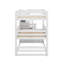 Lit superposé triple double avec escalier double-1505324822
