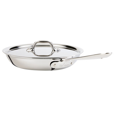 All-Clad D3 Stainless Steel Frying Pan with Lid
