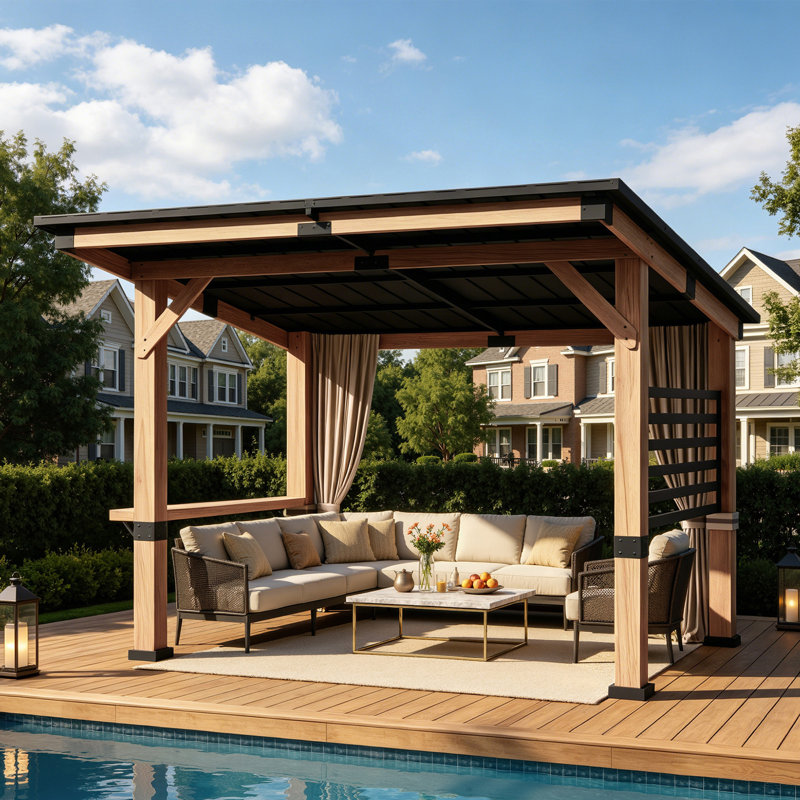 Pavillon de jardin en bois massif Joyside