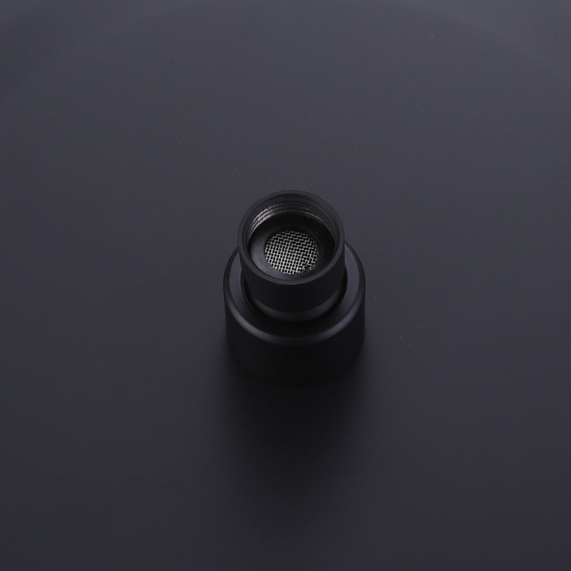Rain Adjustable Shower Head 1.8 GPM GPM, Matte Black, Round