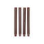 Caridad Pleated Taper Candles Unscented in Box, Set of 12-399810114