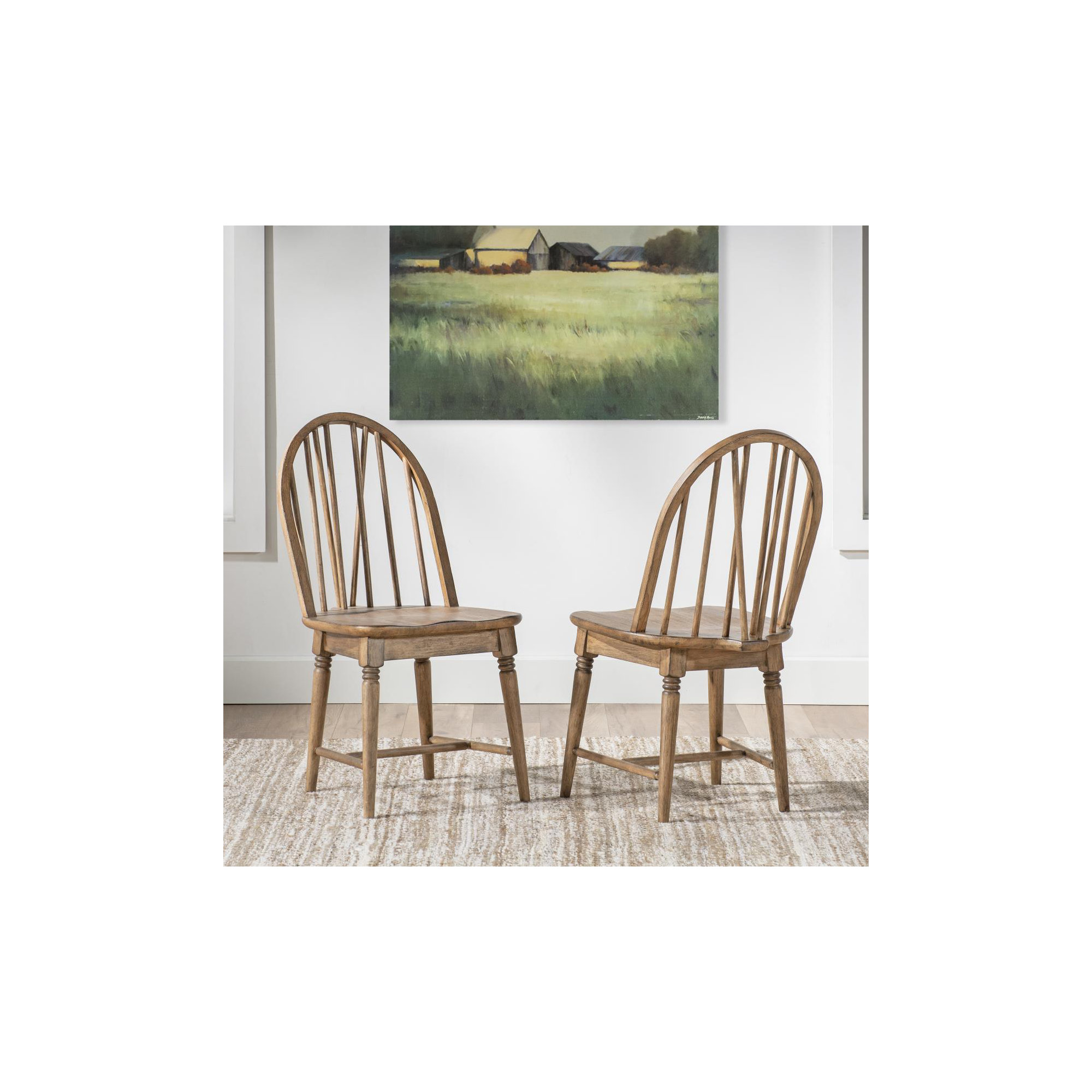 Country Living Side Chair 1, Brown