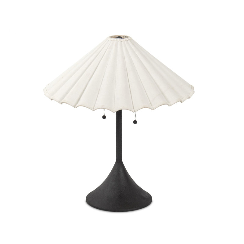 Fiorella Table Lamp-Cream Canvas, Cream Canvas