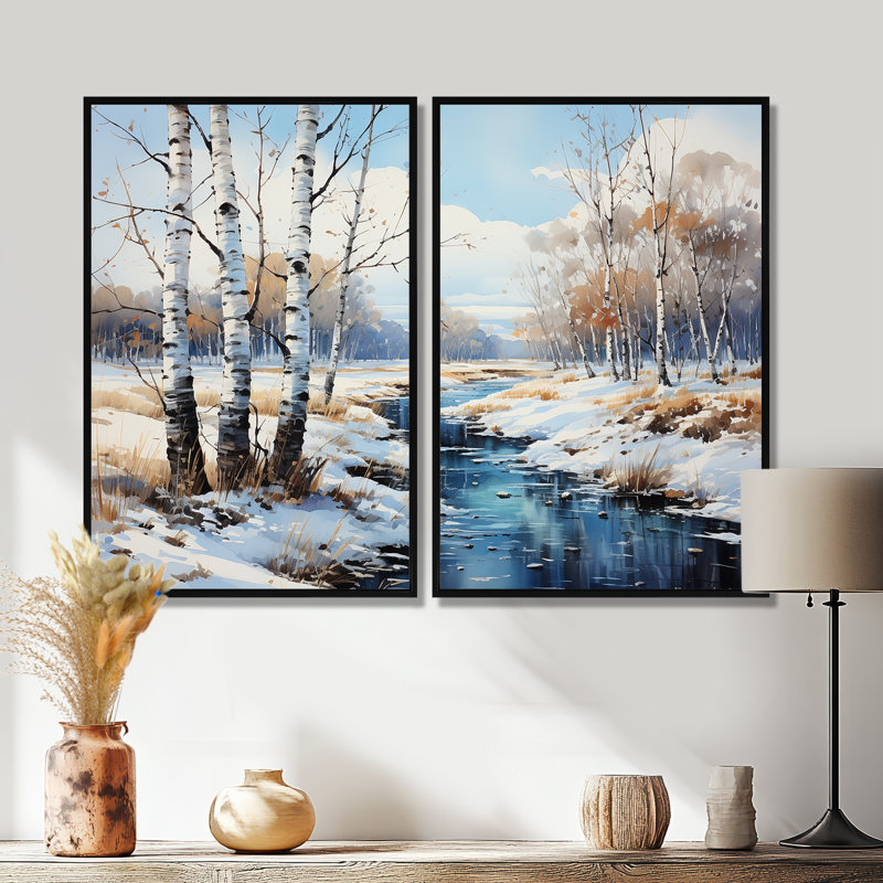 Hallette - Impressions d'art traditionnelles sur toile, Black, 36" H x 48" W, Impression encadrée flottante