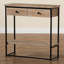 Console en bois massif 31,5 po