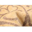 Tapis de la zone en laine beige/brune 8 pi 1 po x 8 pi 8 po one-of-kind-noué la 2010 Herland