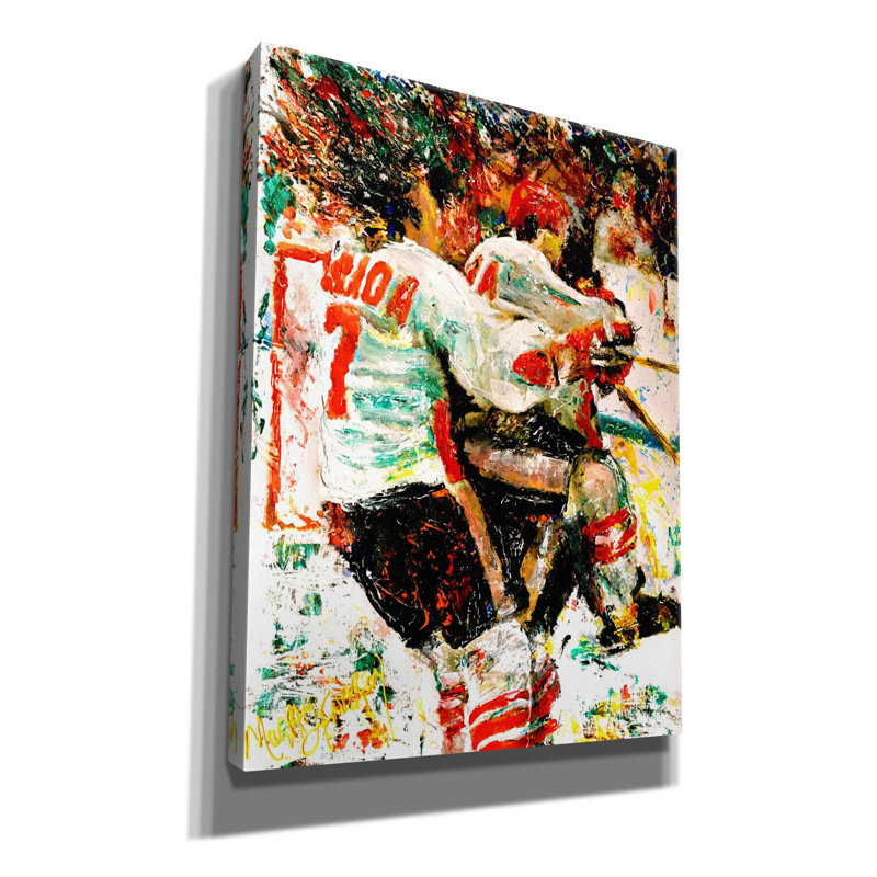 «Red Barrel Studio» par Murray Henderson, reproduction d'art sur toile, H 16 po x l 12 po x P 0,75 po