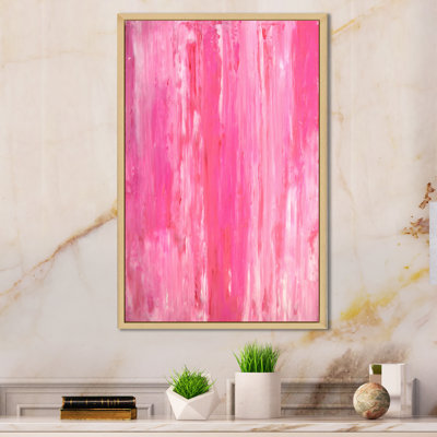 Shades Of Pink Universe - Modern & Contemporary Canvas Artwork