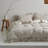 Linen Ruffled Duvet Cover Set-700940655-696302582