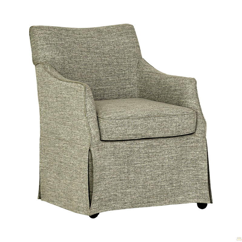 Chaise rembourrée avec accoudoirs de salle à manger