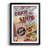 Movie Night I - Matted and Framed Under Acrylic Glass, Large Living Room Wall Art-553743329-553743331