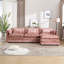 Canapé modulaire surdimensionné en chenille de 112 po avec repose-pieds mobile Chenille-662611509