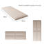 Kauthar 30 cm x 75 cm Peel and Stick Upholstered Wall Paneling in Natural