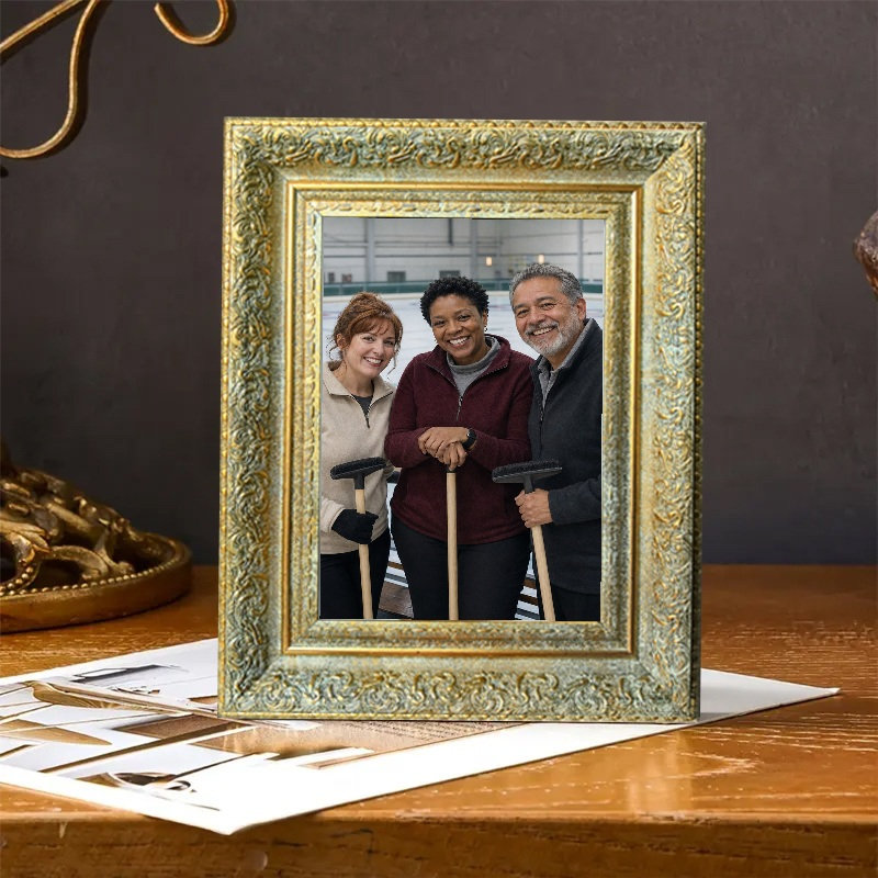 Cadre photo mural antique 1PC 5 "x 7" avec affichage horizontal ou vertical
