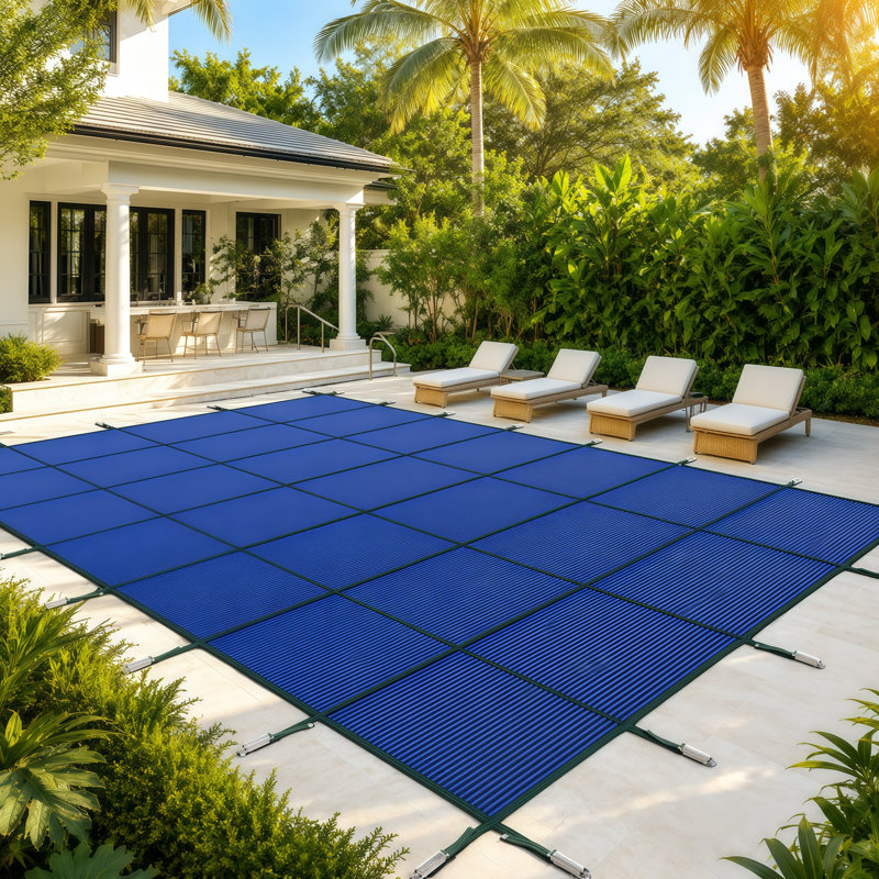 Housse de piscine Royal Shade, Bleu, L 20 pi x P 40 pi