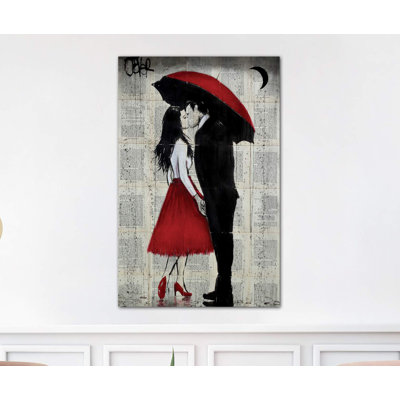 A New Kiss 1 Piece Wrapped Canvas Wall Art
