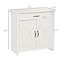Buffet Farmhouse, armoire à café avec porte de grange et tablette réglable-915200075