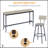 4 Pieces Dining Table Sets With Fixed Table, Ergonomic Stools, And Industrial Design For Modern Homes-145626263-145626260
