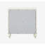 Table de chevet 2 tiroirs Colin l 25,6 po ivoire