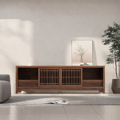 Solid Pine Wood TV Stand
