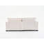 Canapé en velours côtelé beige avec 2 sièges, port et porte-gobelet - Transformez votre salon, appartement, bureau en forme de L en place pour un style confortable-2418114