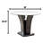 Haleigh Round Glass Top Dining Table