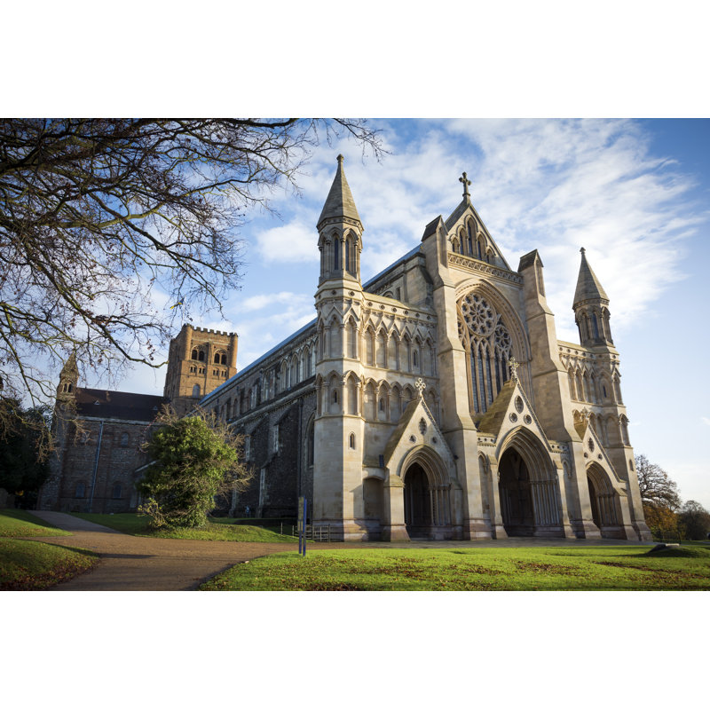 St Albans Cathedral by LanceB - Wrapped Canvas Print, 51cm H x 76cm W x 3.8cm D
