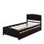Lit plateforme simple avec lit gigogne-501848692