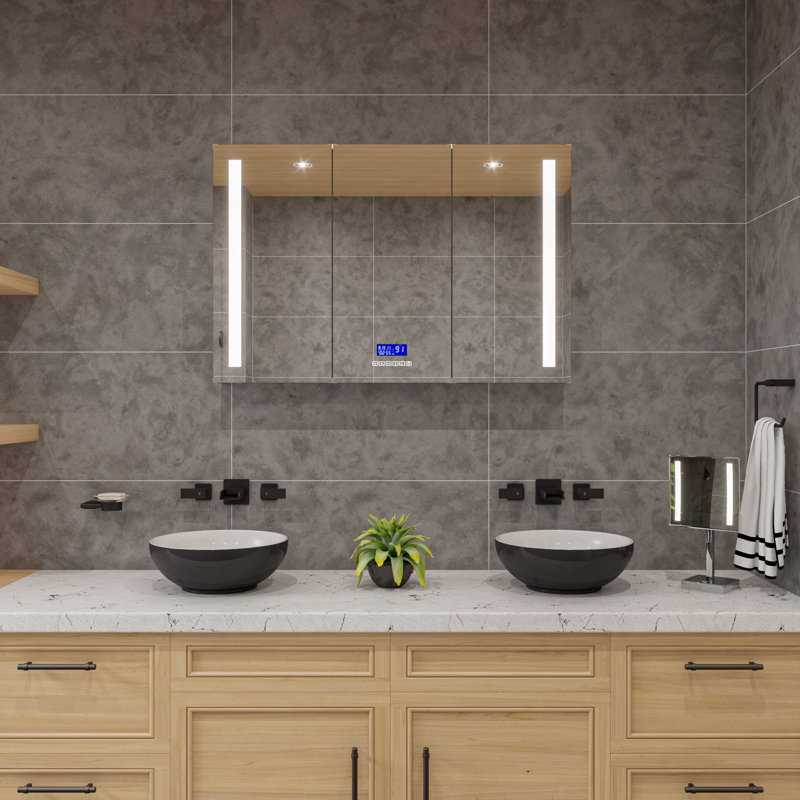 Concave Mirror, Polished Chrome