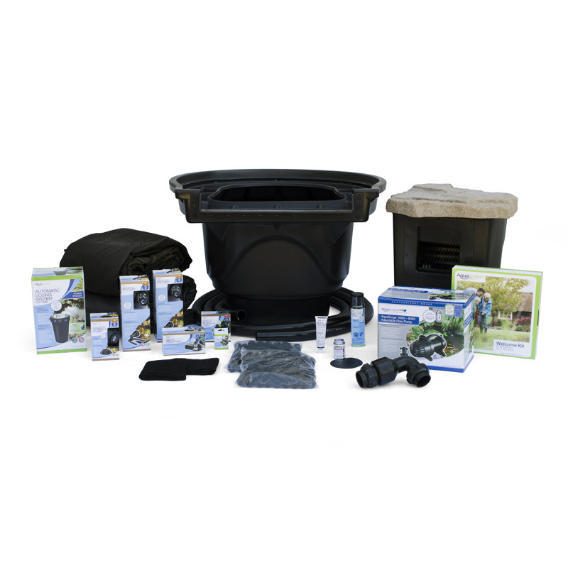 Large 21' x 26' Pond Kit with Adjustable Flow Pump