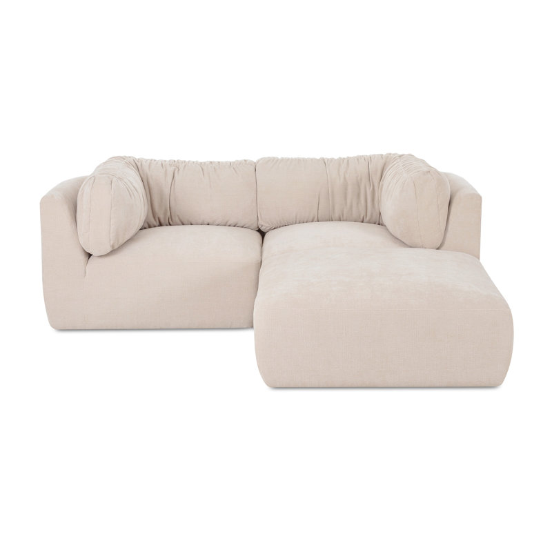 Matina Nook Modular Sectional Oatmeal, Almond Performance Chenille