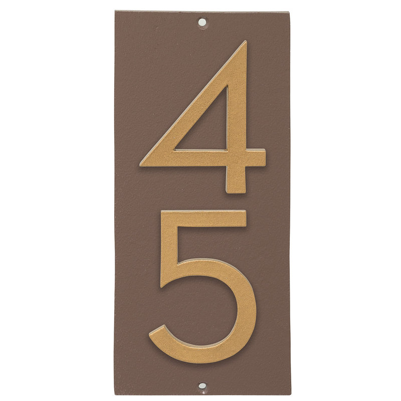 Rectangle Wall Plaque, Sand, Gold, Yes