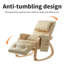 Chaise berçante massage confortable pour chambre de bébé, chambre à coucher, salon et bureau