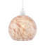 Modern Pink Snowflake 20Cm Glass Pendant Ceiling Lamp Shade By