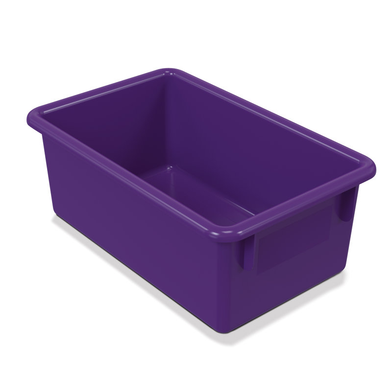 Stackable Cubby Bin, Purple