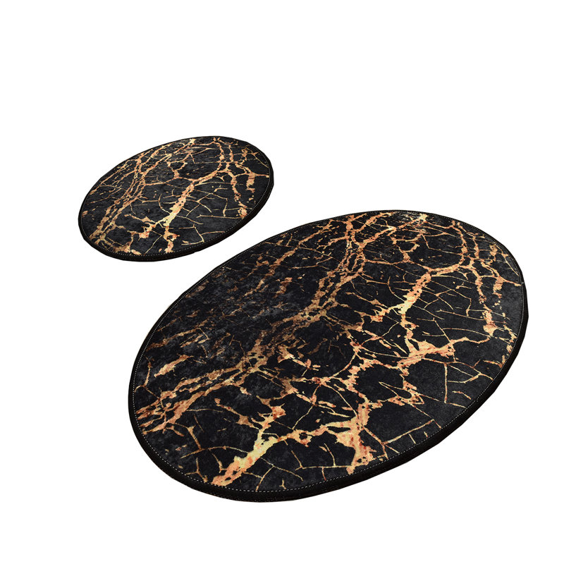 Ensemble de tapis de bain Westerfield, Doré