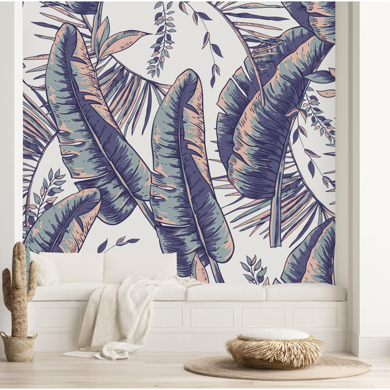 Murale texturée pelez et collez, L 125 po x L 10,42 po