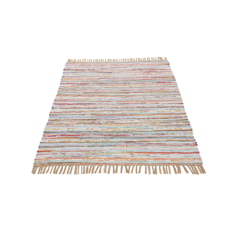 Chindi Hand Woven Kilim Taupe Rug, Rectangle 200 x 290cm